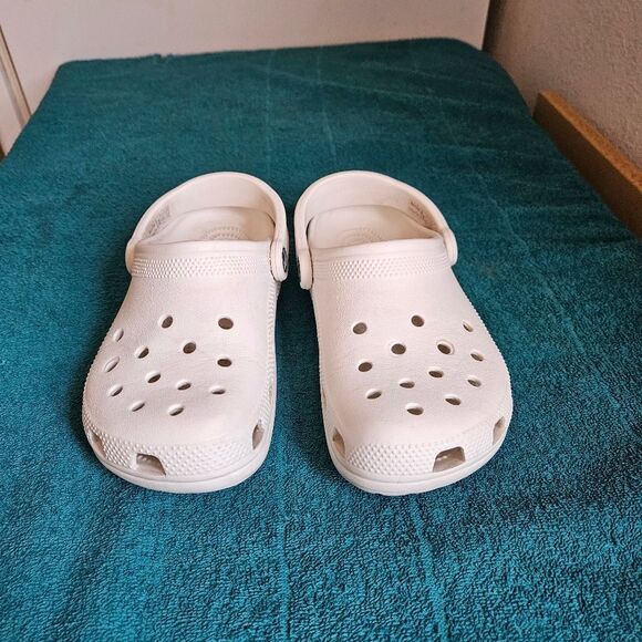 Crocs Clogs Adult Classic White Unisex - Picture 1 of 7